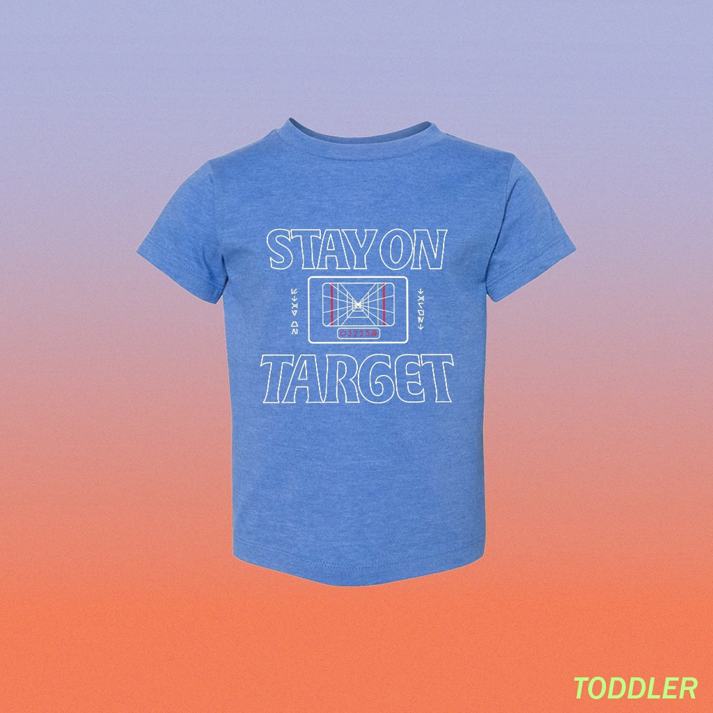 Stay On Target Toddler Tee - Blue