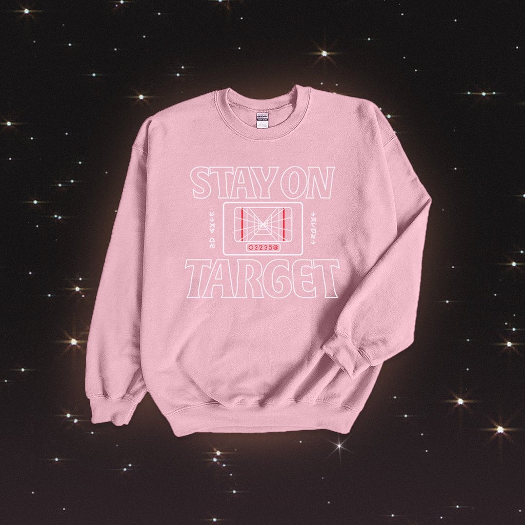 Stay On Target Pullover - Bubblegum