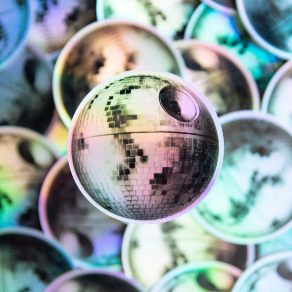 Death Star Disco Sticker